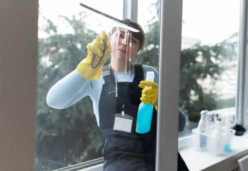 Nettoyage de vitres intérieures et extérieures à Saint-Pierre-en-Val